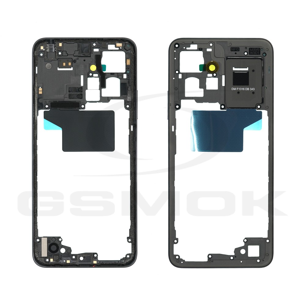 RAMKA ŚRODKOWA XIAOMI REDMI NOTE 12 4G NFC SZARA 1610110000396A ORYGINAŁ SERVICE PACK