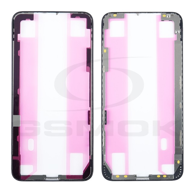 RAMKA Z KLEJEM DO LCD IPHONE XS MAX CZARNA