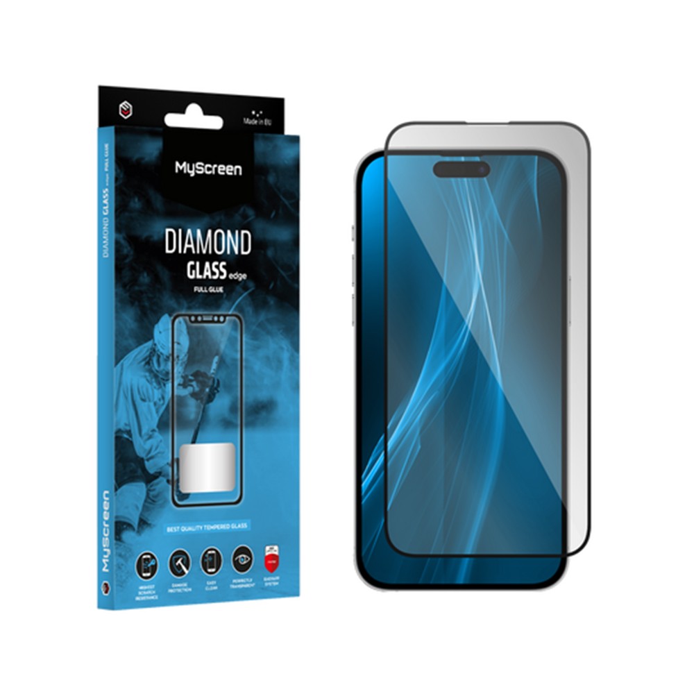 SAMSUNG S942 GALAXY S26 - MYSCREEN SZKŁO HARTOWANE DIAMOND GLASS EDGE FULL GLUE CZARNE