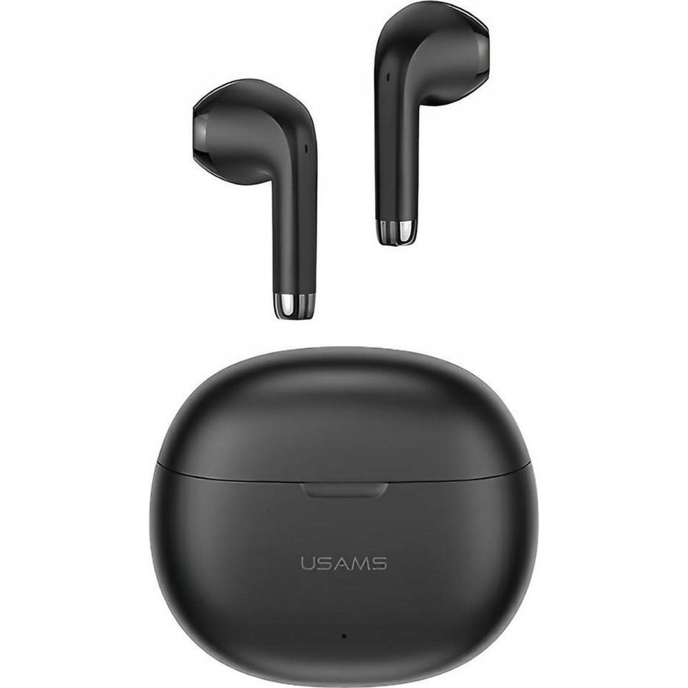 SPORTOWE SŁUCHAWKI BLUETOOTH USAMS RHYMBO TWS Z PUDEŁKIEM ŁADUJĄCYM BLUETOOTH 5.3 BHUYO01 US-YO17 CZARNE