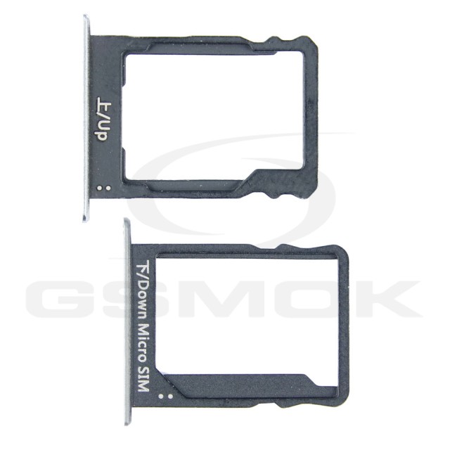 SZUFLADKA KARTY NANO SIM + MICRO SIM + SD HUAWEI P8 LITE CZARNA KOMPLET
