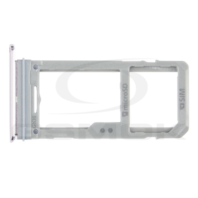 SZUFLADKA KARTY SIM I KARTY SD SAMSUNG G955 GALAXY S8 PLUS RÓŻOWA GH98-41557E [ORYGINAŁ]