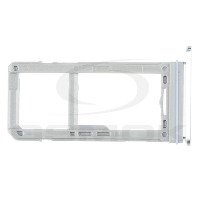 SZUFLADKA KARTY SIM I KARTY SD SAMSUNG G955 GALAXY S8 PLUS SREBRNA GH98-41557B [ORYGINAŁ]