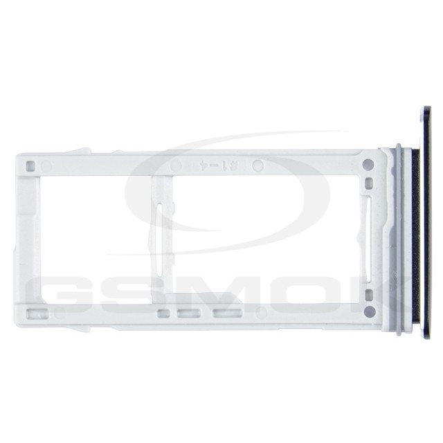 SZUFLADKA KARTY SIM I KARTY SD SAMSUNG G965 GALAXY S9 PLUS DUOS CZARNA GH98-42575A [ORYGINAŁ]