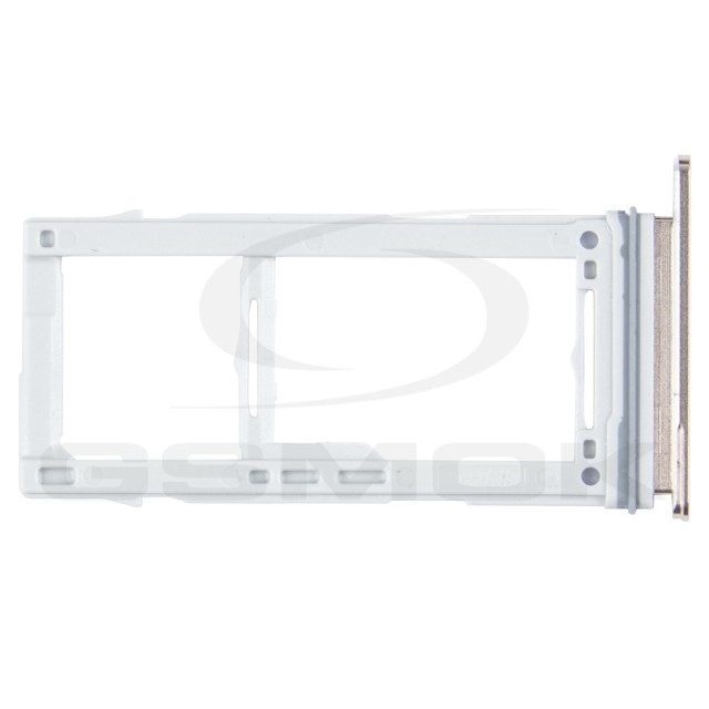SZUFLADKA KARTY SIM I KARTY SD SAMSUNG G975 GALAXY S10 PLUS CERAMIC BIAŁA GH98-43724J [ORYGINAŁ]
