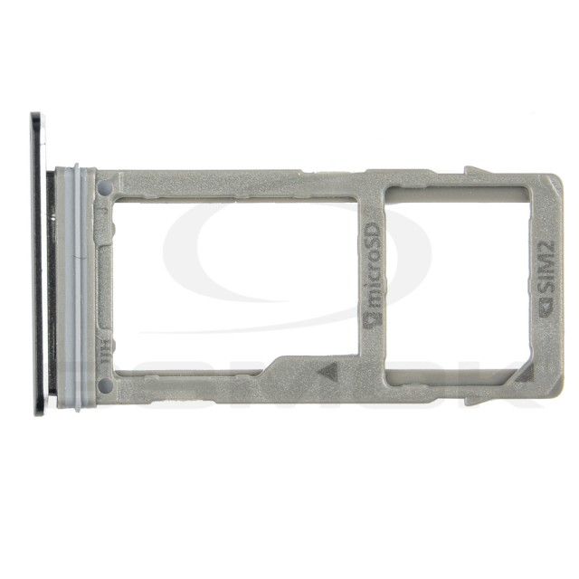 SZUFLADKA KARTY SIM I SD SAMSUNG A530 GALAXY A8 2018 DUAL CZARNA GH98-42519A [ORYGINAŁ]