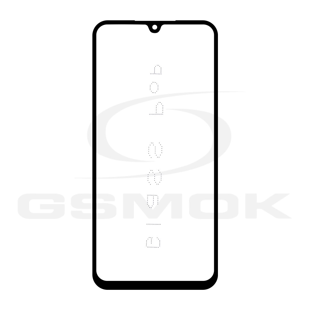 SZYBKA LCD SAMSUNG A155 A156 GALAXY A15 4G 5G CZARNA Z KLEJEM OCA G+OCA PRO