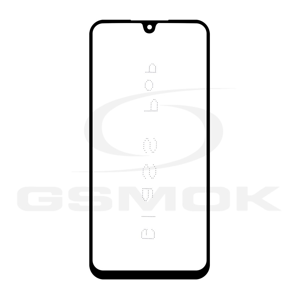 SZYBKA LCD SAMSUNG A165 A166 GALAXY A16 4G 5G CZARNA Z KLEJEM OCA G+OCA PRO