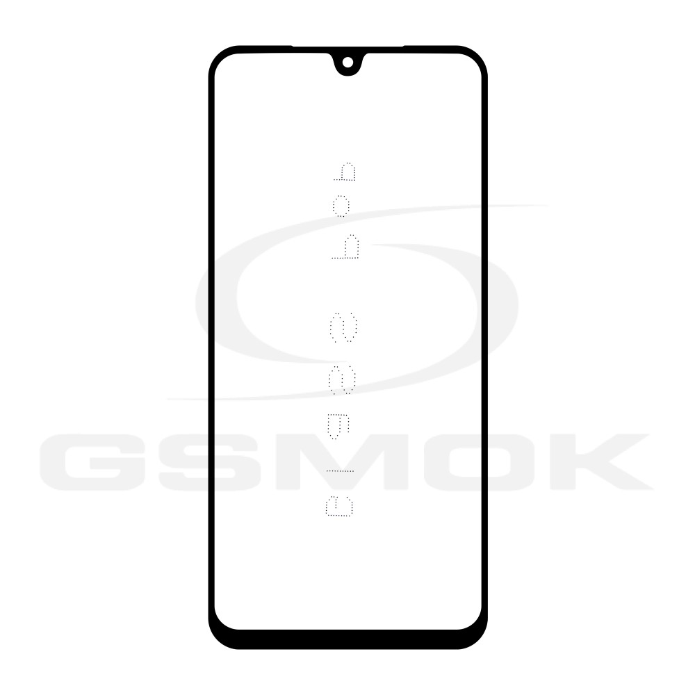 SZYBKA LCD SAMSUNG A176 GALAXY A17 5G CZARNA Z KLEJEM OCA G+OCA PRO