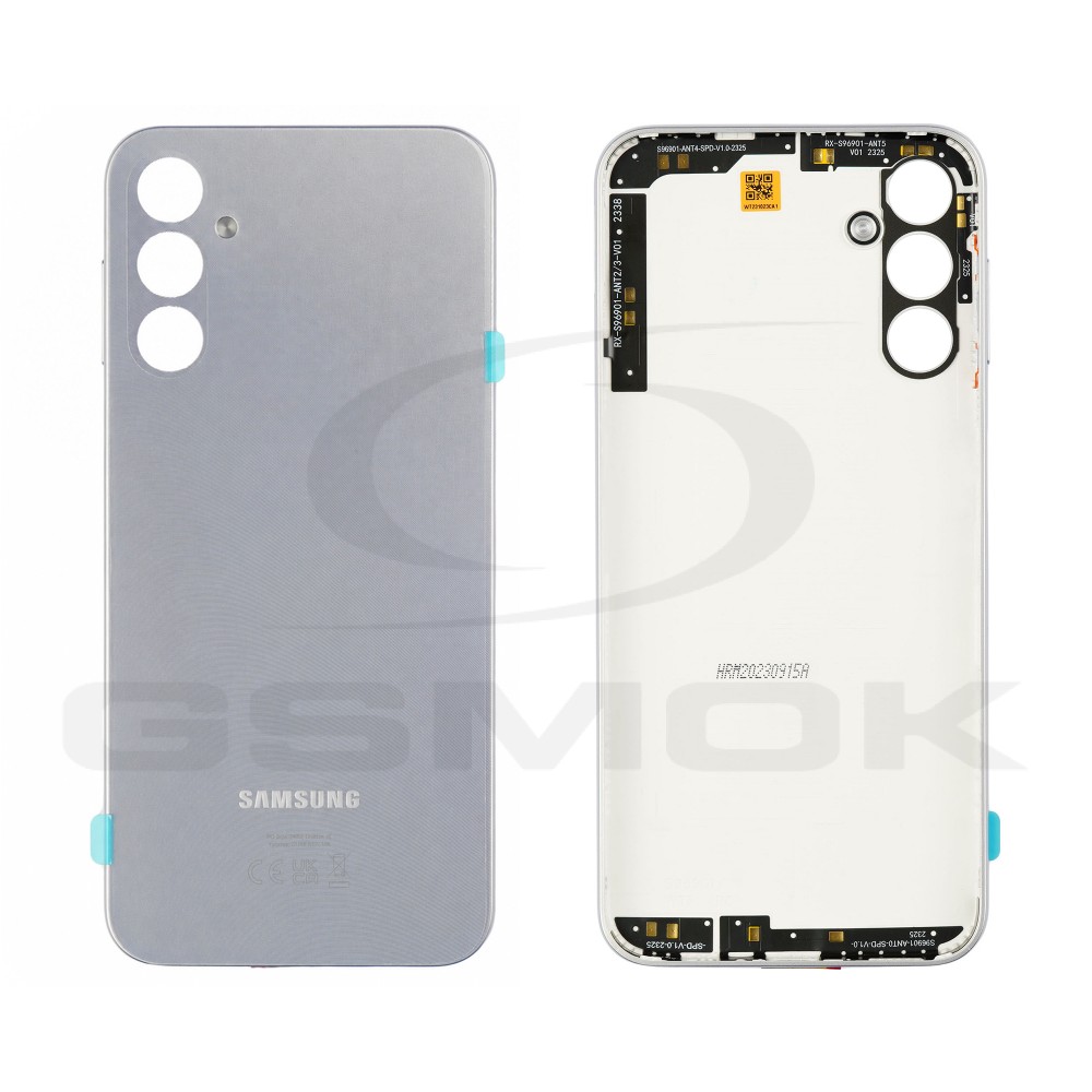 TYLNA KLAPKA BATERII / OBUDOWA SAMSUNG A146 GALAXY A14 5G SREBRNA GH81-23638A ORYGINAŁ SERVICE PACK