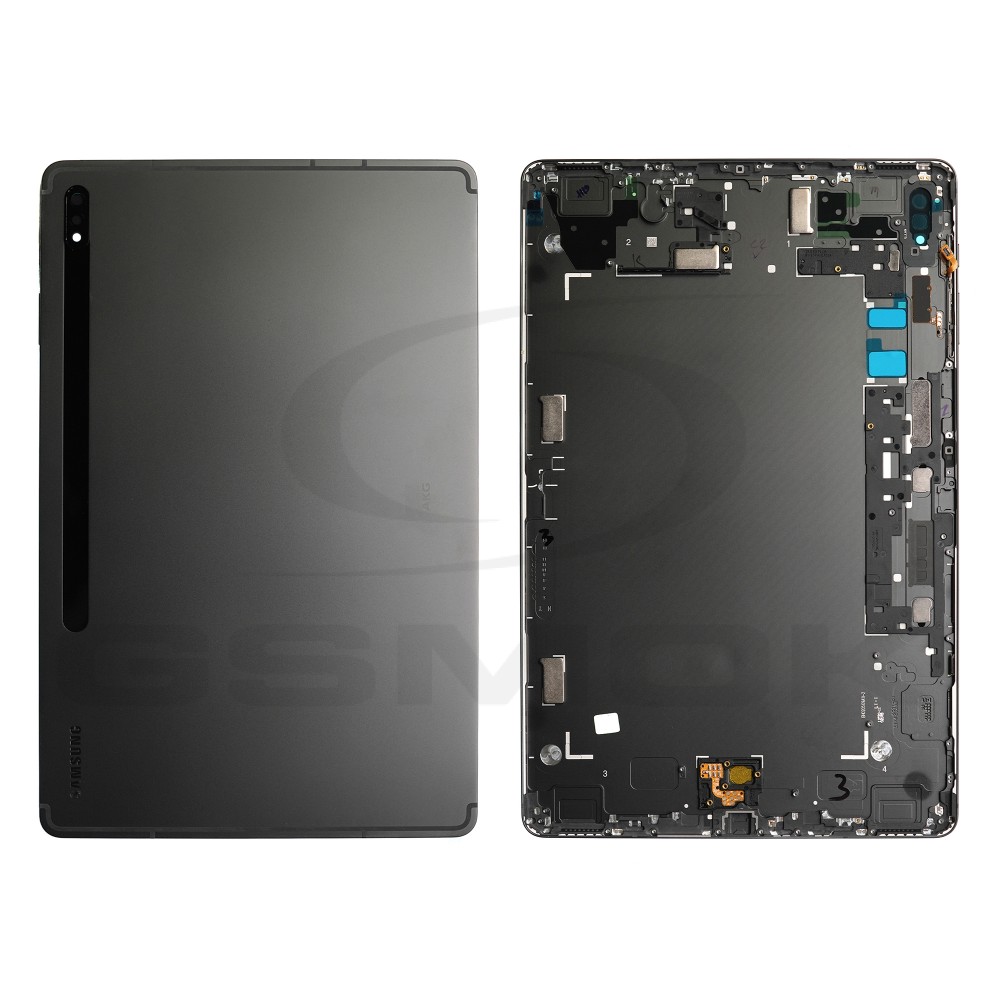 TYLNA KLAPKA BATERII / OBUDOWA SAMSUNG X806 GALAXY TAB S8 PLUS SZARA GH82-27815A ORYGINAŁ SERVICE PACK