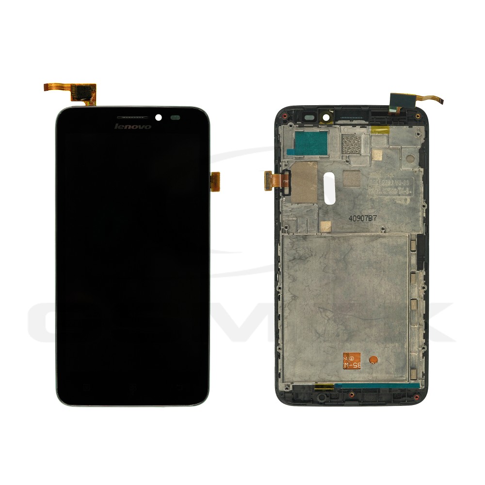 WYŚWIETLACZ LCD DO LENOVO A606 CZARNY Z RAMKĄ 5D69A6N1K8 ORYGINAŁ SERIVCE PACK