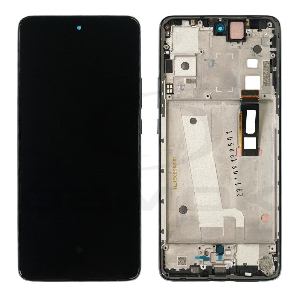 WYŚWIETLACZ LCD DO MOTOROLA EDGE 30 Z RAMKĄ SZARY 5D68C20584 ORYGINAŁ SERVICE PACK