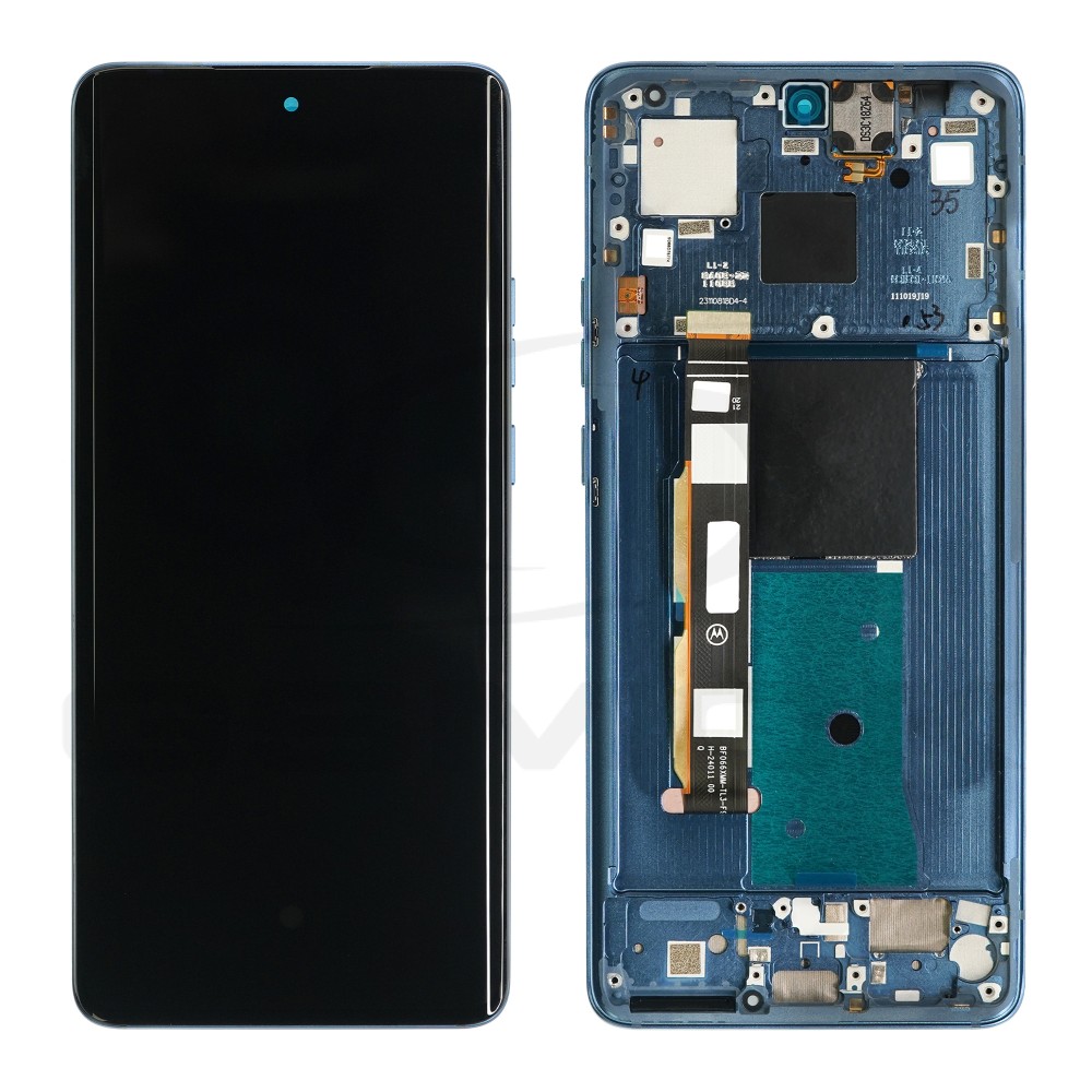 WYŚWIETLACZ LCD DO MOTOROLA EDGE 40 Z RAMKĄ NIEBIESKI 5D68C22671 5D68C22861 ORYGINAŁ SERVICE PACK