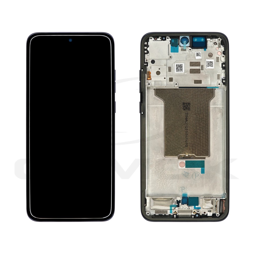 WYŚWIETLACZ LCD DO MOTOROLA EDGE 70 FUSION Z RAMKĄ CZARNY 5D68C32061 5D68C32056 ORYGINAŁ SERVICE PACK
