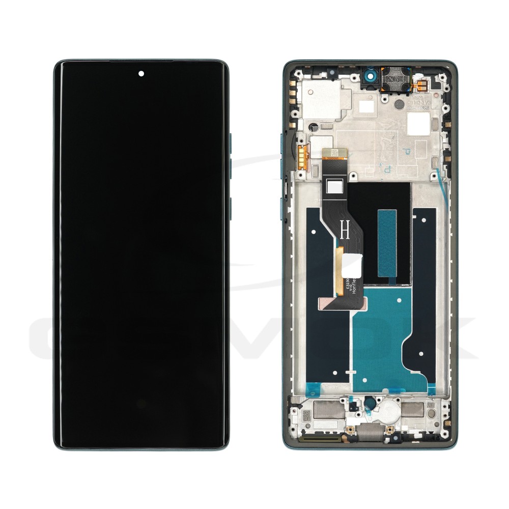 WYŚWIETLACZ LCD DO MOTOROLA MOTO EDGE 50 FUSION Z RAMKĄ NIEBIESKI FOREST BLUE 5D68C24368 5D68C24633 5D68C24359 5D68C24362 5D68C24365 5D68C24344 ORYGINAŁ SERVICE PACK