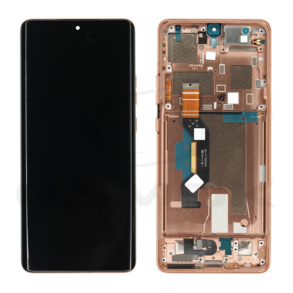 WYŚWIETLACZ LCD DO MOTOROLA MOTO EDGE 50 ULTRA XT2401 Z RAMKĄ BRZOSKWINIOWY 5D68C24470 5D68C24485 5D68C24488 ORYGINAŁ SERVICE PACK