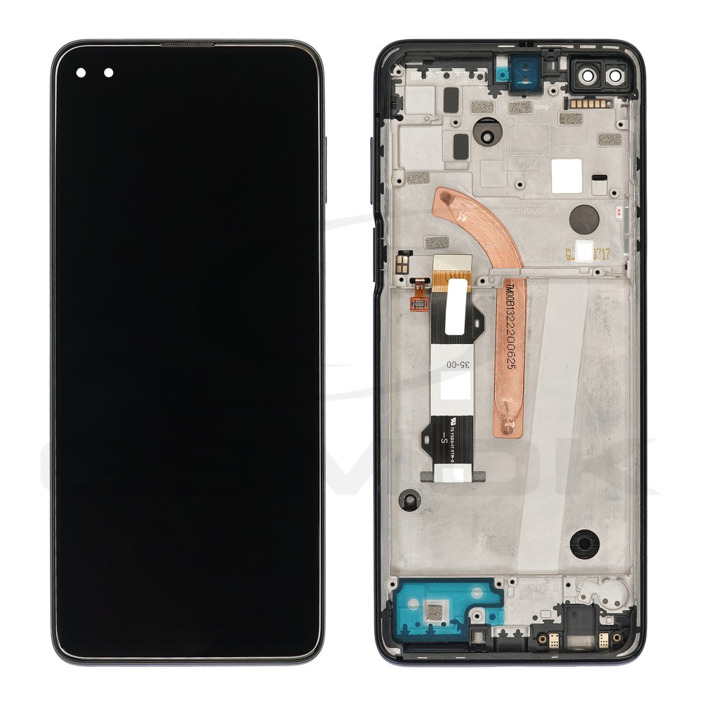 WYŚWIETLACZ LCD DO MOTOROLA MOTO G 5G PLUS Z RAMKĄ GRANATOWY 5D68C17495 5D68C17494 ORYGINAŁ SERVICE PACK