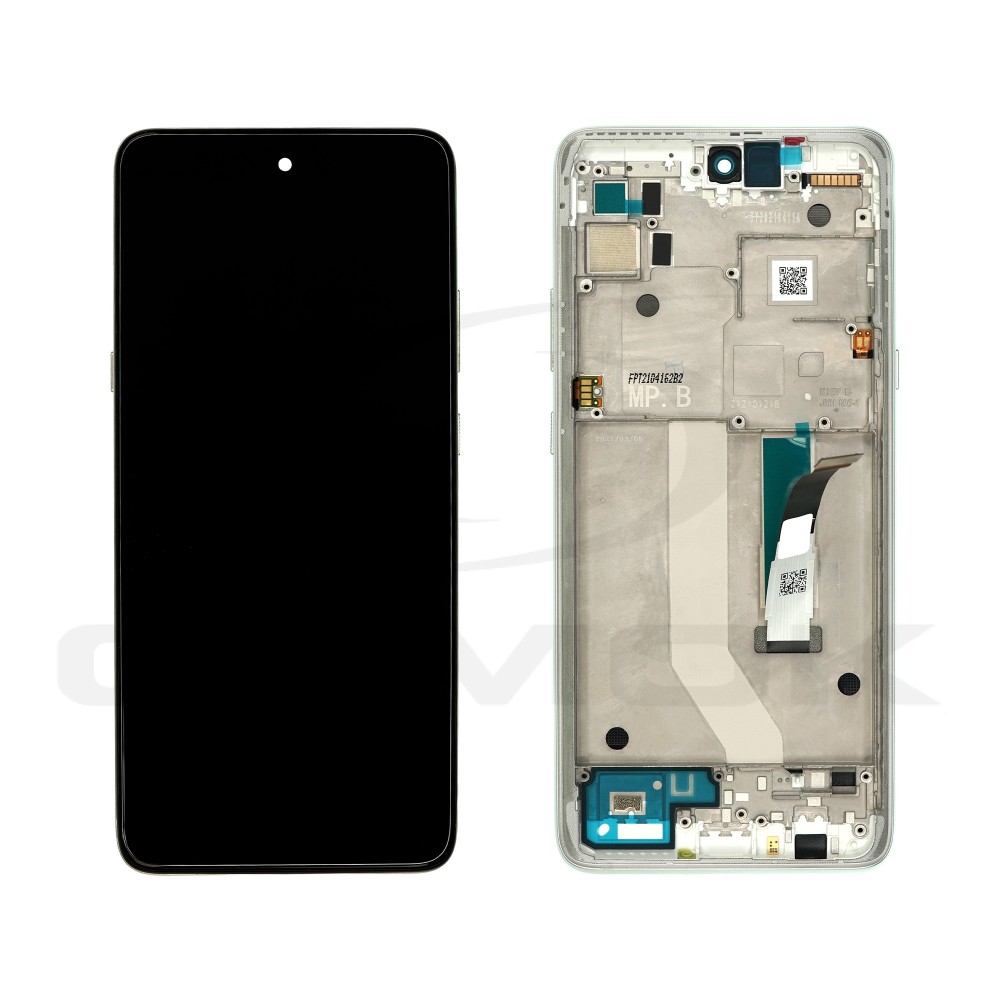 WYŚWIETLACZ LCD DO MOTOROLA MOTO G 5G XT2113 Z RAMKĄ SREBRNY 5D68C17617 5D68C17747 5D68C17617RR ORYGINAŁ SERVICE PACK