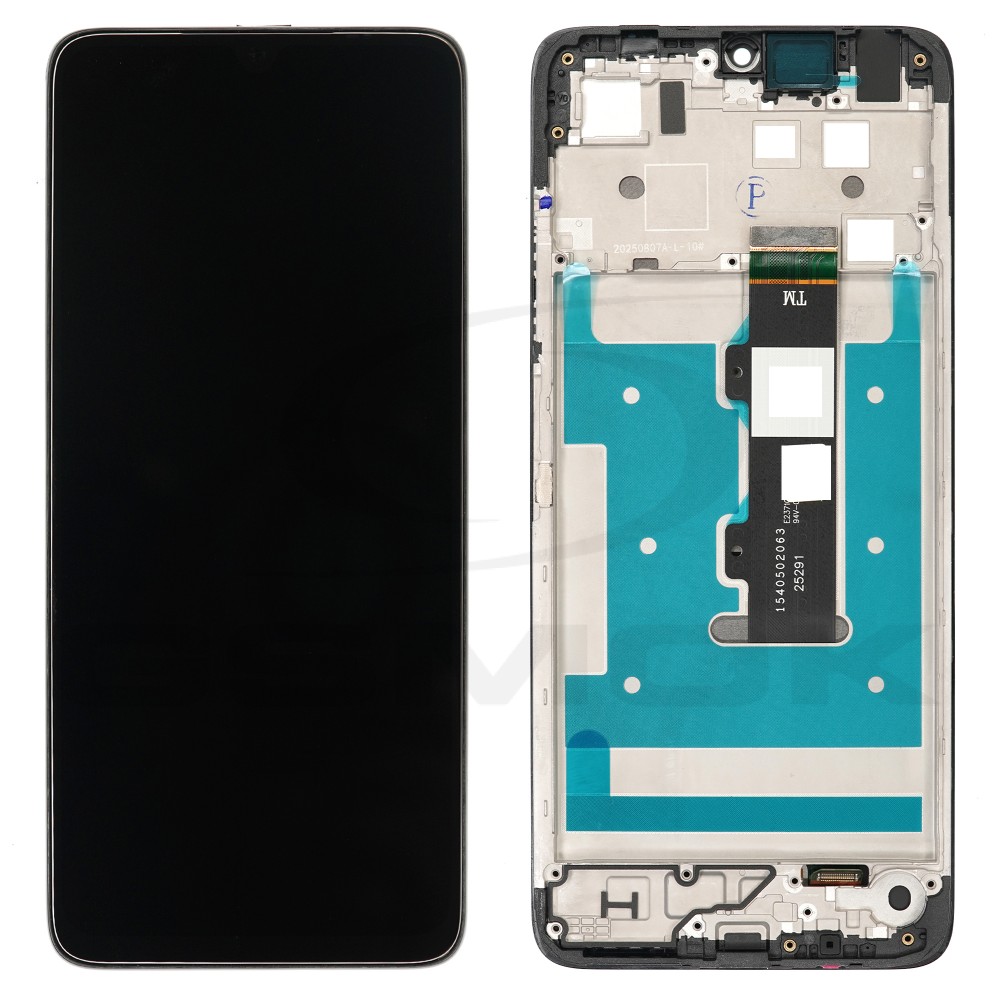 WYŚWIETLACZ LCD DO MOTOROLA MOTO G06 Z RAMKĄ 5D68C31263 ORYGINAŁ SERVICE PACK