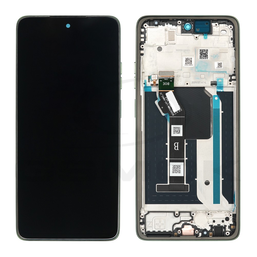 WYŚWIETLACZ LCD DO MOTOROLA MOTO G56 Z RAMKĄ ZIELONY 5D68C30207 ORYGINAŁ SERVICE PACK