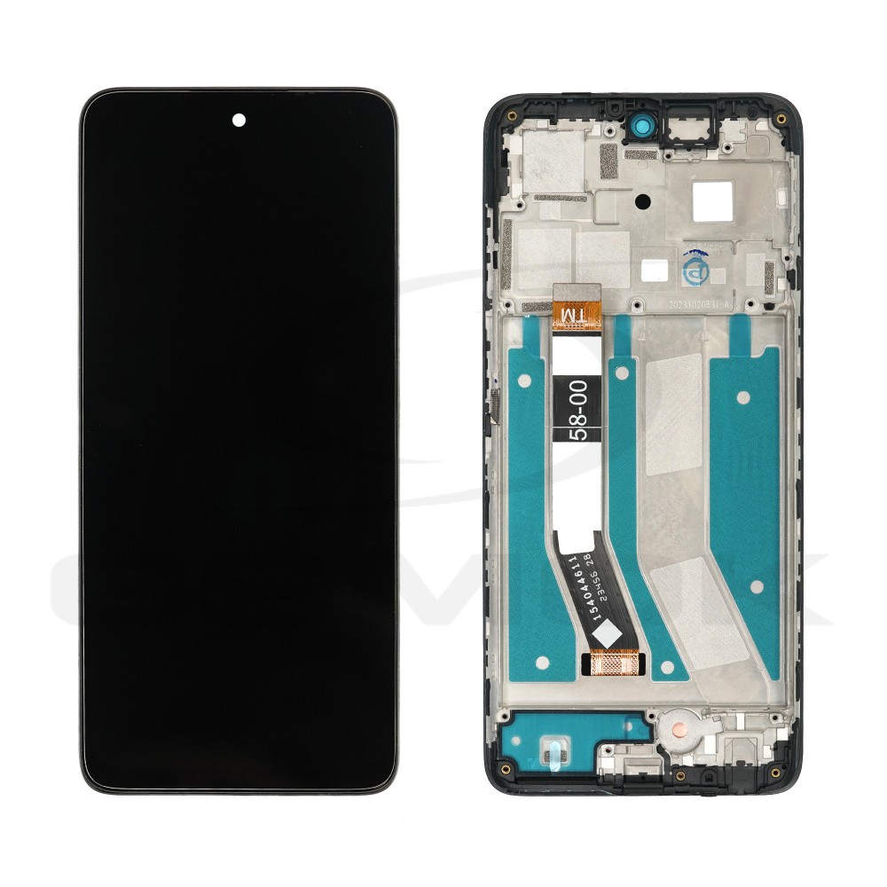 WYŚWIETLACZ LCD DO MOTOROLA MOTO G73 5G Z RAMKĄ 5D68C22272 ORYGINAŁ SERVICE PACK