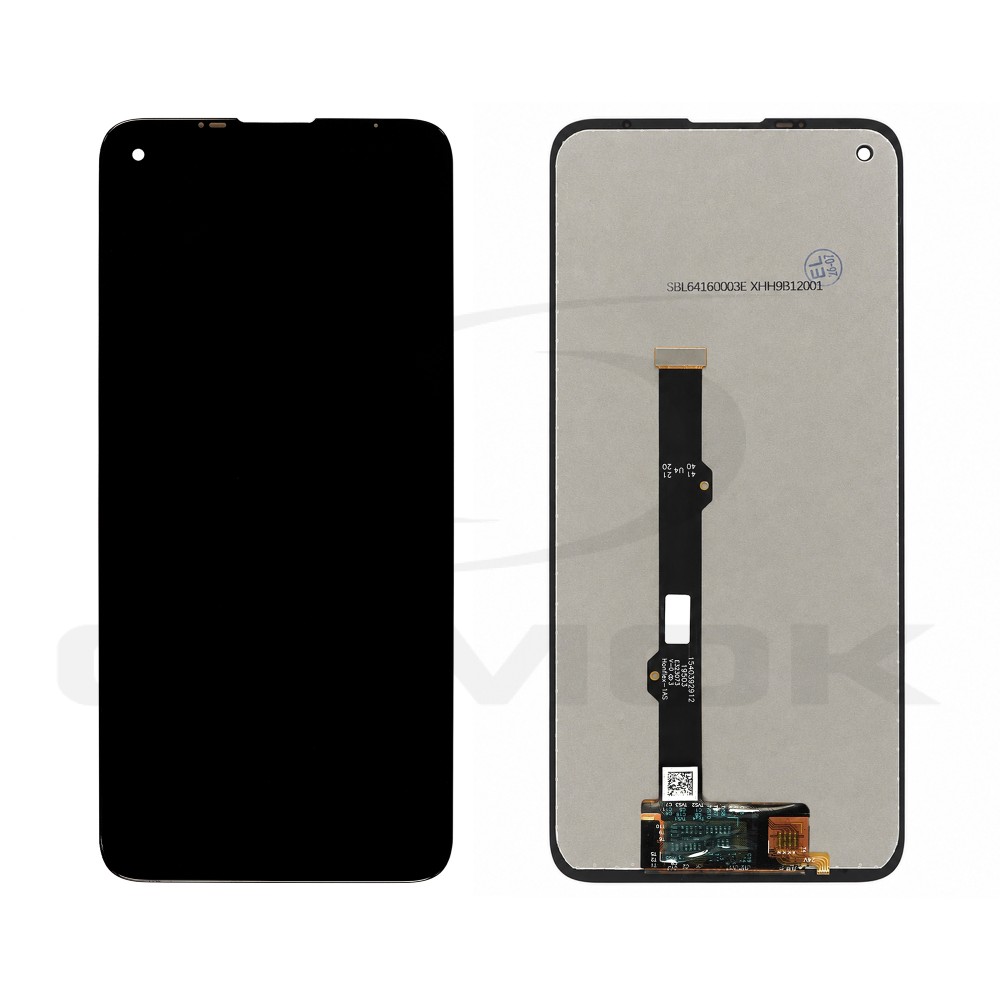 WYŚWIETLACZ LCD + PANEL DOTYKOWY KOMPLET MOTOROLA MOTO G8 CZARNY [TFT]