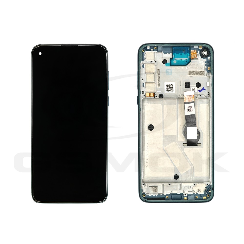 WYŚWIETLACZ LCD DO MOTOROLA MOTO G8 POWER XT2041 Z RAMKĄ NIEBIESKI 5D68C16143 ORYGINAŁ SERVICE PACK