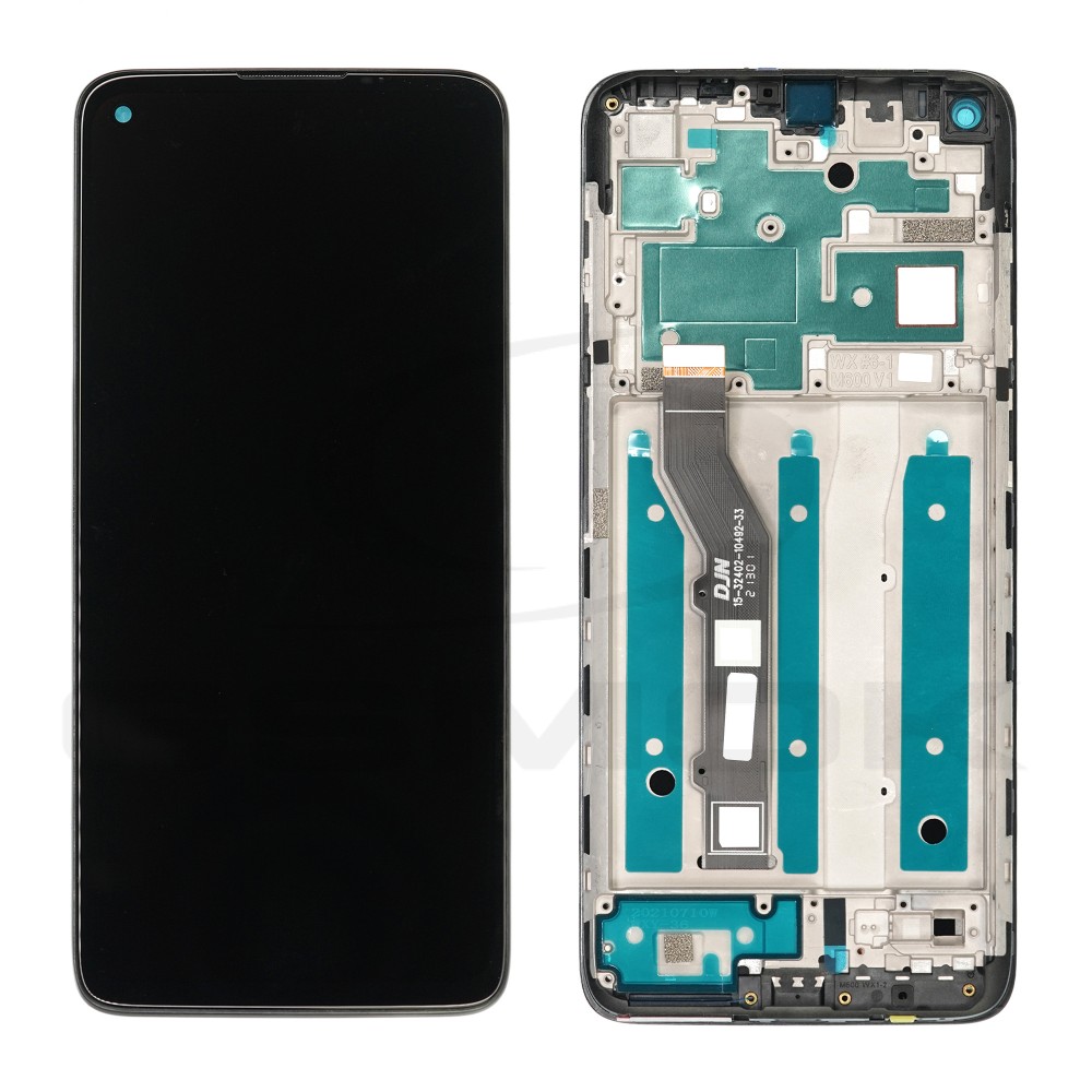 WYŚWIETLACZ LCD + PANEL DOTYKOWY KOMPLET MOTOROLA MOTO G9 PLUS Z RAMKĄ 5D68C17281 ORYGINAŁ SERVICE PACK