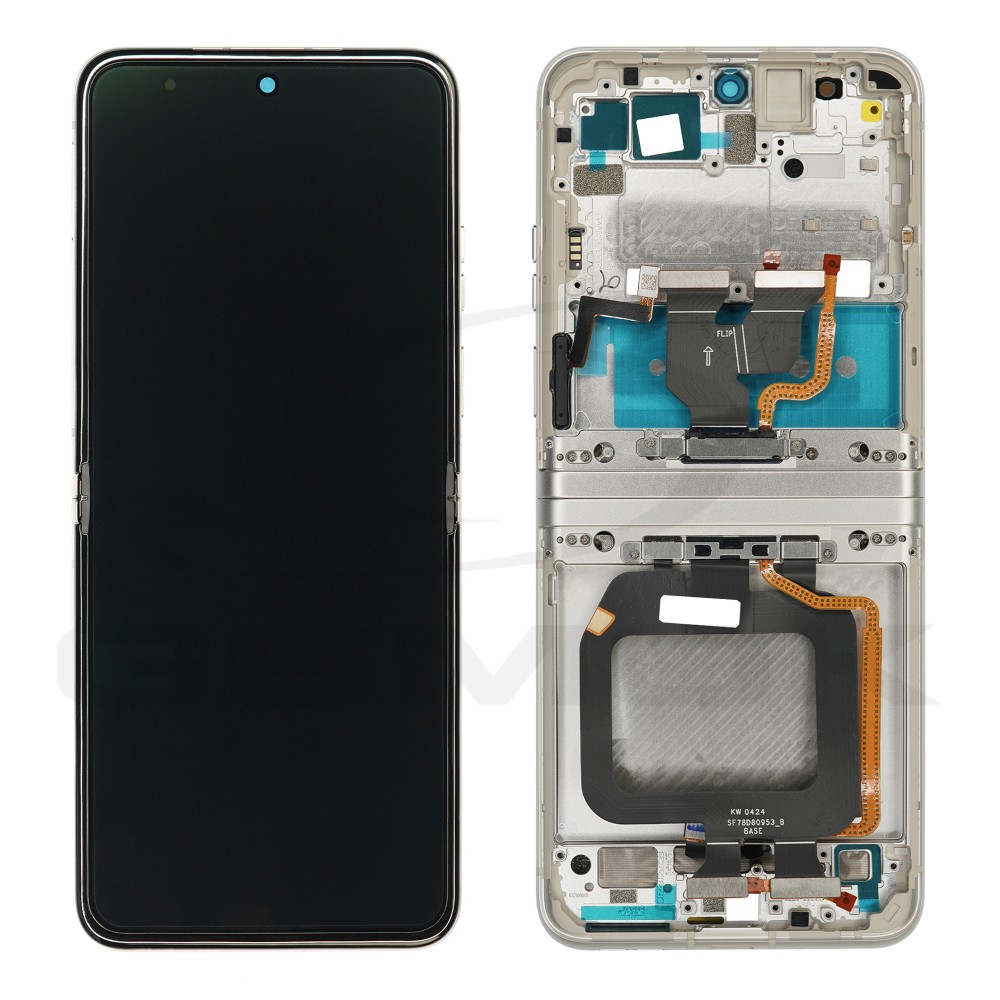 WYŚWIETLACZ LCD DO MOTOROLA RAZR 40 BIAŁA Z RAMKĄ 5D68C22835 ORYGINAŁ SERVICE PACK