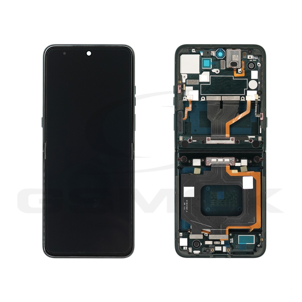 WYŚWIETLACZ LCD DO MOTOROLA RAZR 60 ULTRA 5D68C29813 5D68C30088 ZIELONY ORYGINAŁ SERVICE PACK