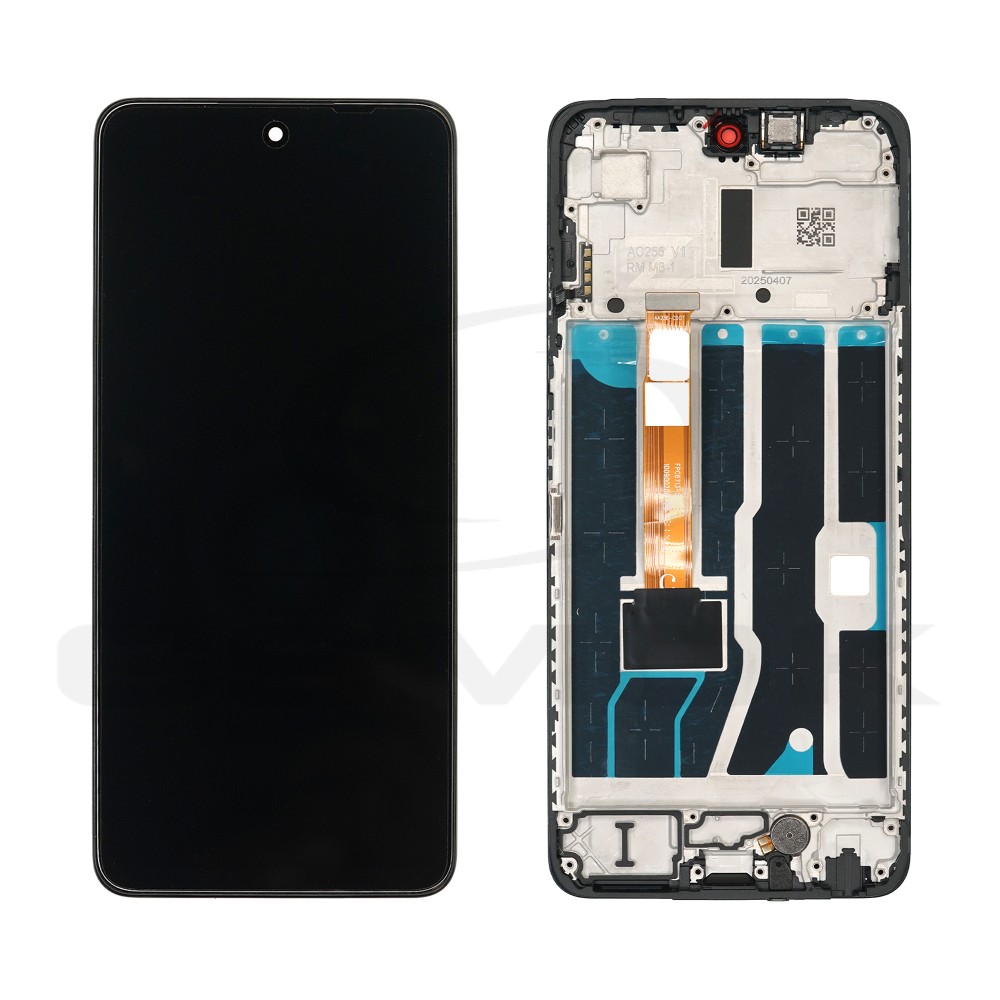 WYŚWIETLACZ LCD DO OPPO A5 5G CZARNY Z RAMKĄ 621029000578 ORG SERVICE PACK