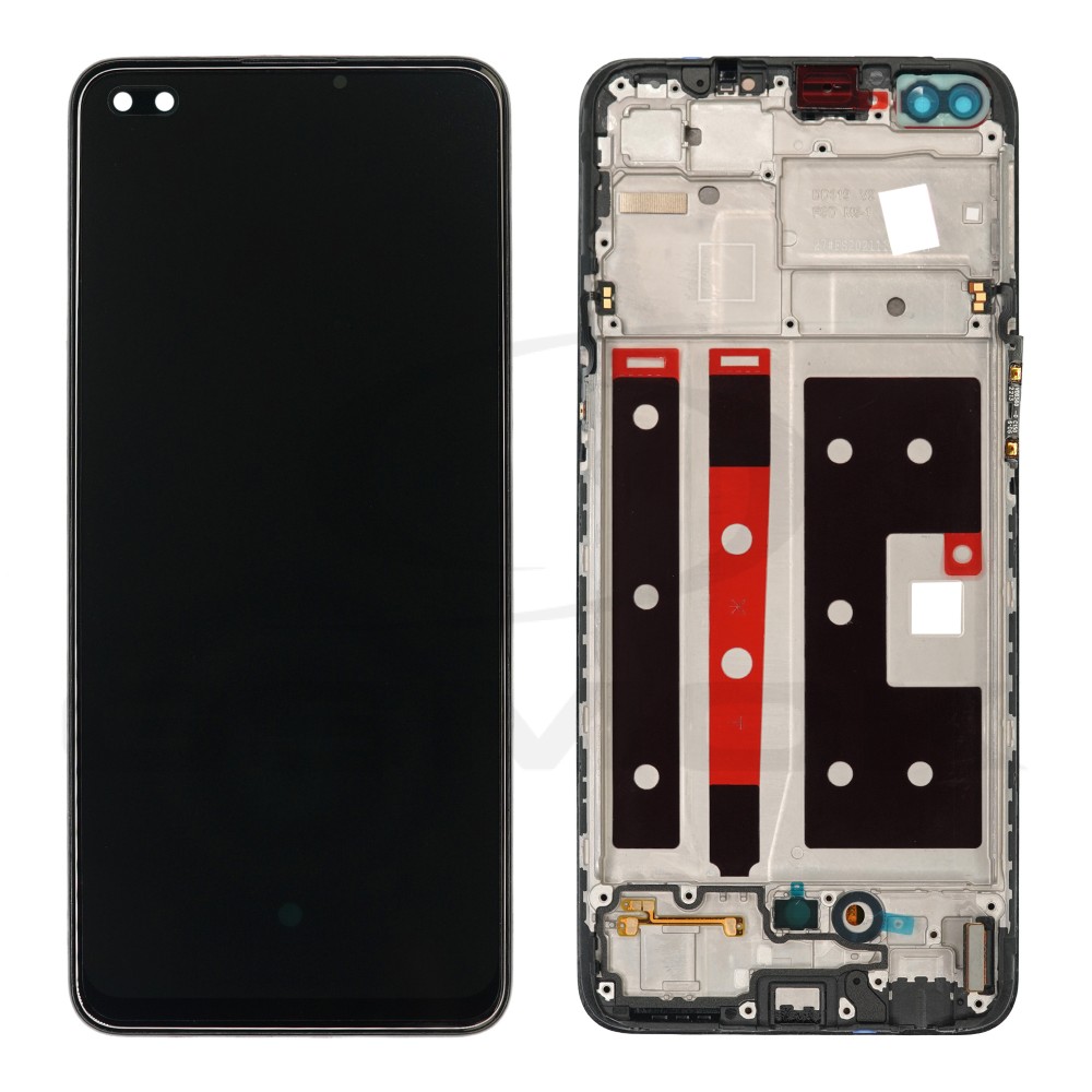 WYŚWIETLACZ LCD + PANEL DOTYKOWY KOMPLET OPPO RENO 4 LITE Z RAMKĄ 4904988 ORYGINAŁ SERVICE PACK