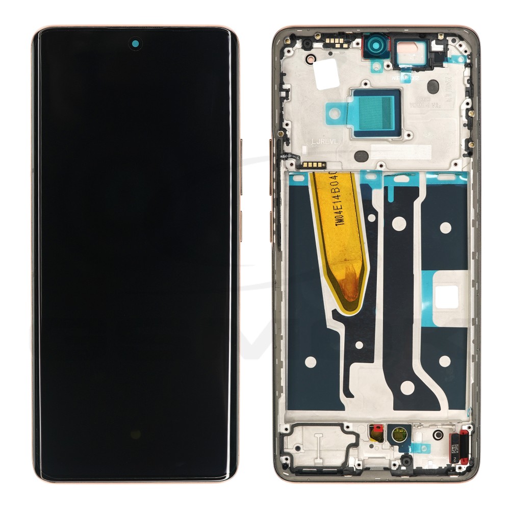 WYŚWIETLACZ LCD DO REALME 11 PRO PLUS BEŻOWY Z RAMKĄ 621029000028 ORYGINAŁ SERVICE PACK