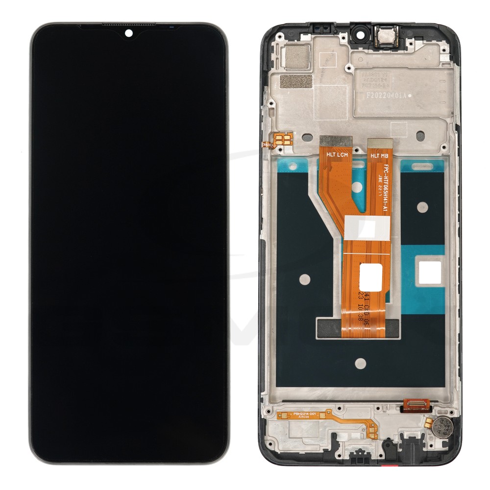 WYŚWIETLACZ LCD DO REALME C11 2021 Z RAMKĄ RMX3231 4907881 ORYGINAŁ SERVICE PACK