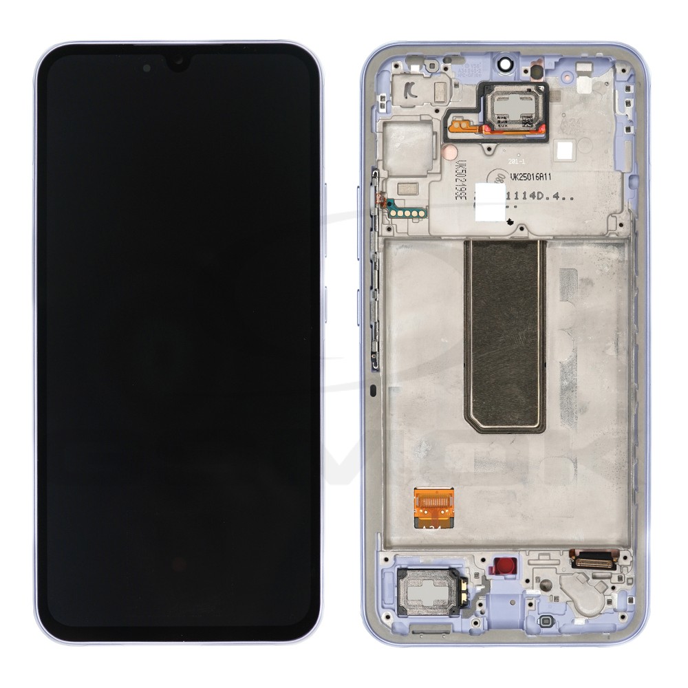 WYŚWIETLACZ LCD DO SAMSUNG A346 GALAXY A34 FIOLETOWY Z RAMKĄ GH82-31200D GH82-31201D ORYGINAŁ SERVICE PACK