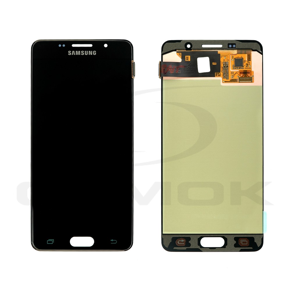 WYŚWIETLACZ LCD DO SAMSUNG A510 GALAXY A5 2016 CZARNY GH97-18250B ORYGINAŁ SERVICE PACK