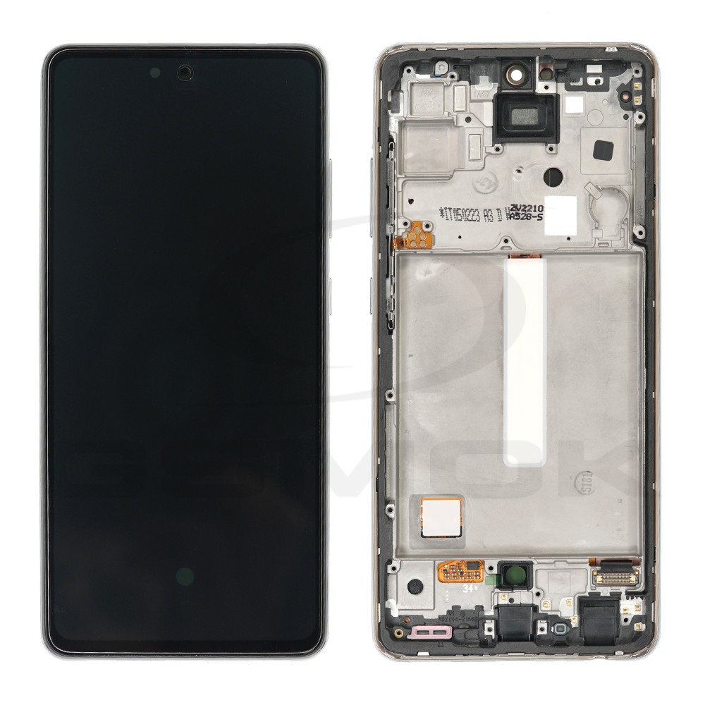 WYŚWIETLACZ LCD DO SAMSUNG A528 GALAXY A52S 5G BIAŁY Z RAMKĄ GH82-26912D GH82-26863D GH82-26861D GH82-26910D GH82-26909D ORYGINAŁ SERVICE PACK