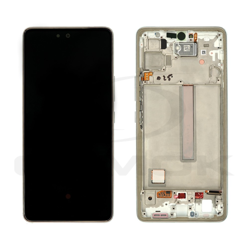 WYŚWIETLACZ LCD DO SAMSUNG A536 GALAXY A53 5G BIAŁY Z RAMKĄ GH82-28024B GH97-28025B GH82-28025B ORYGINAŁ SERVICE PACK