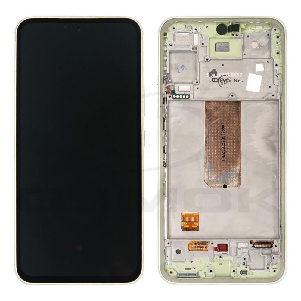 WYŚWIETLACZ LCD DO SAMSUNG A546 GALAXY A54 ZIELONY Z RAMKĄ GH82-31233C GH82-31232C GH82-31231C ORYGINAŁ SERVICE PACK
