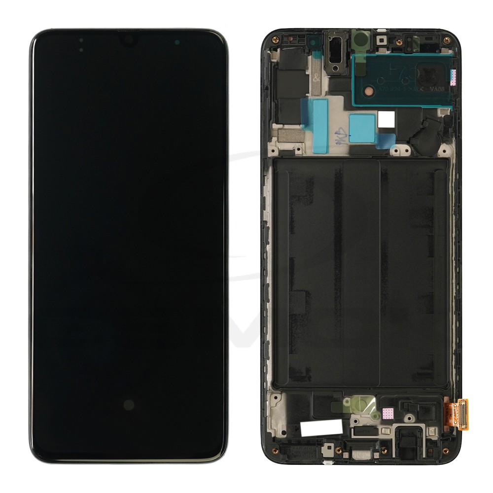 WYŚWIETLACZ LCD DO SAMSUNG A705 GALAXY A70 Z RAMKĄ GH82-19747A GH82-19787A ORYGINAŁ SERVICE PACK