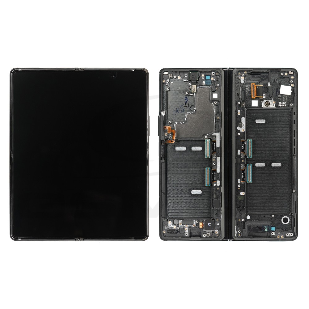 WYŚWIETLACZ LCD DO SAMSUNG F916 GALAXY FOLD 2 5G CZARNY Z NIEBIESKIM ZAWIASEM GH82-24296D ORYGINAŁ SERVICE PACK