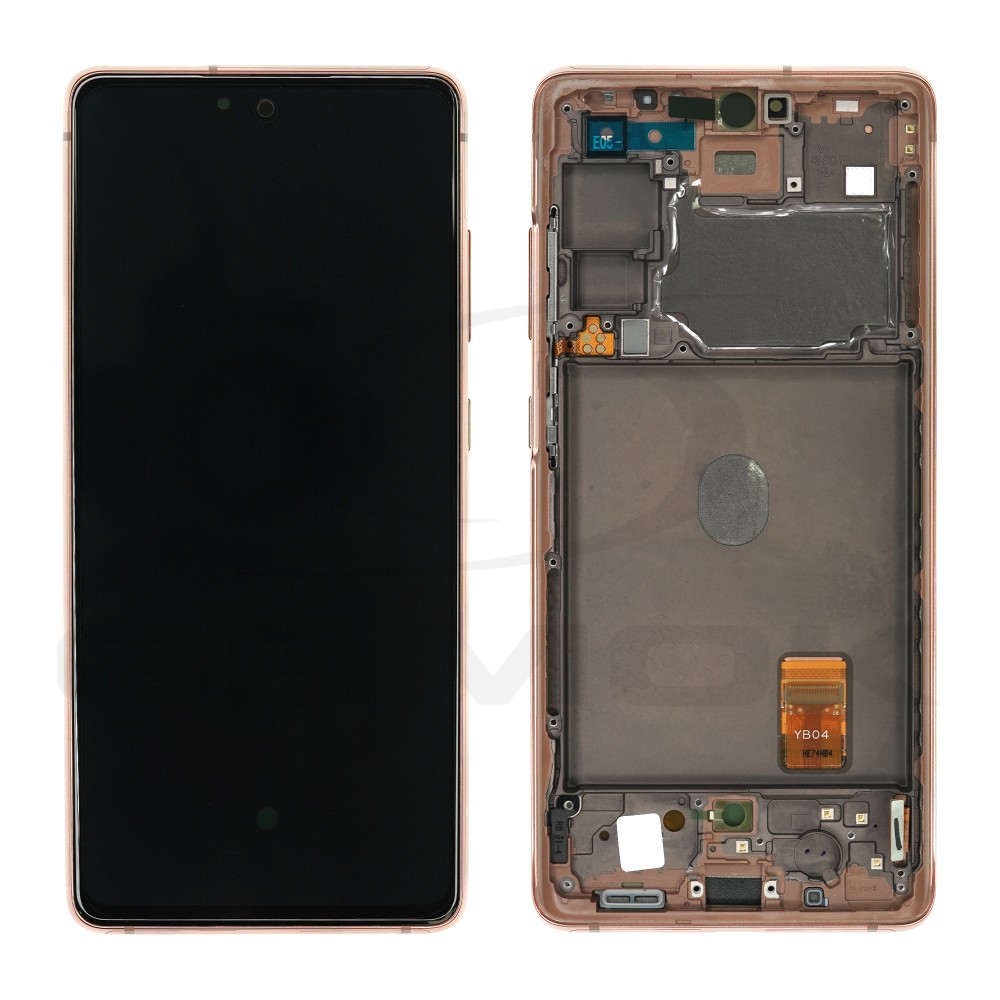 WYŚWIETLACZ LCD DO SAMSUNG G780 GALAXY S20 FE POMARAŃCZOWY Z RAMKĄ GH82-24219F GH82-24220F GH82-24214F GH82-24215F GH82-31328F GH82-31329F GH82-31321F GH82-29056F ORYGINAŁ SERVICE PACK