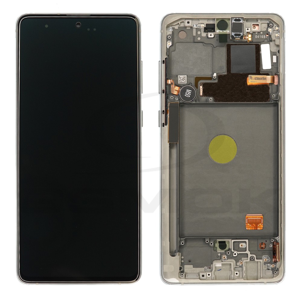 WYŚWIETLACZ LCD DO SAMSUNG N770 GALAXY NOTE 10 LITE SREBRNY Z RAMKĄ GH82-22055B, GH82-22194B, GH82-22193B, GH82-22192B ORYGINAŁ SERVICE PACK