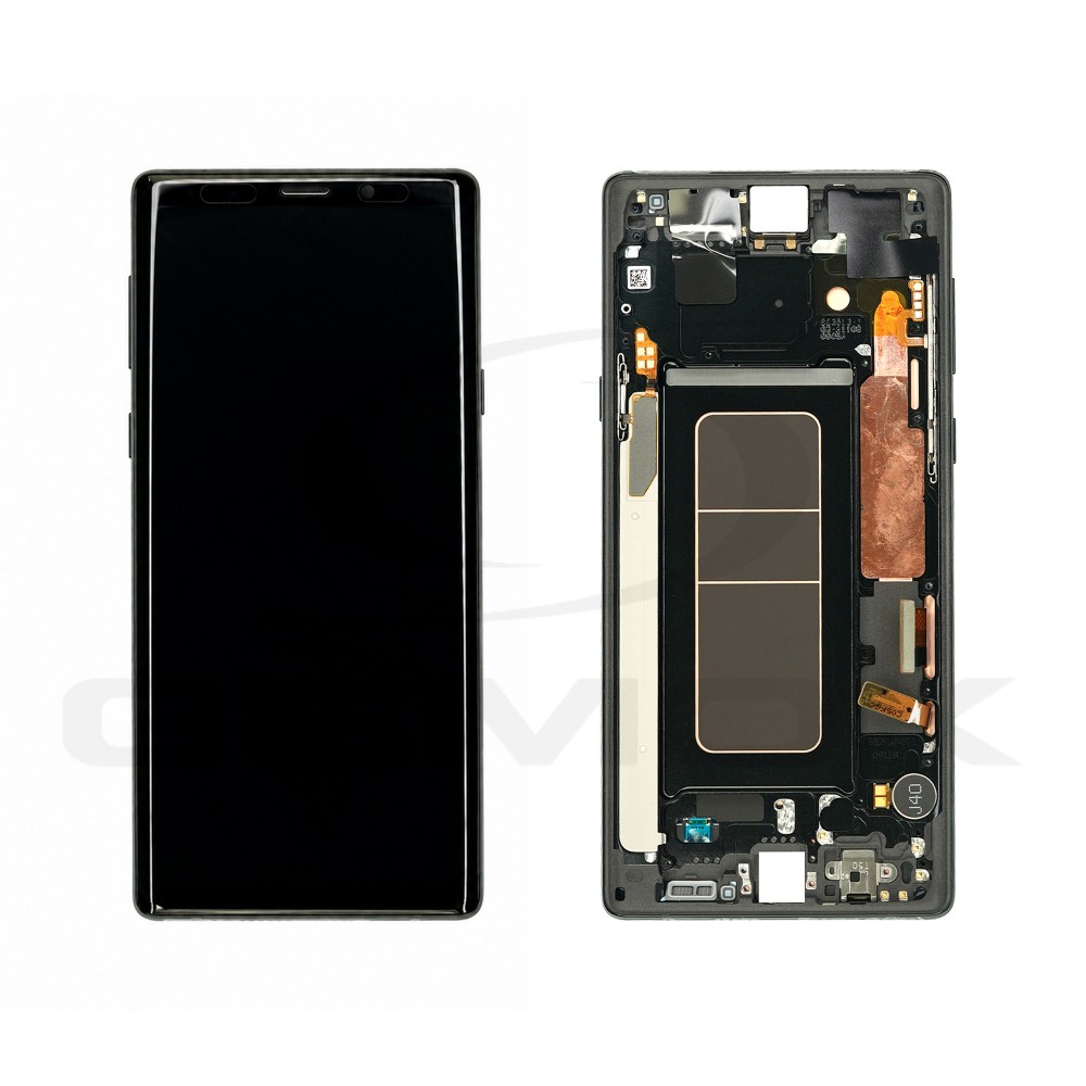 WYŚWIETLACZ LCD DO SAMSUNG N960 GALAXY NOTE 9 CZARNY Z RAMKĄ GH97-22269A GH97-22270A GH82-23737A GH97-22272A GH97-22283A ORYGINAŁ SERVICE PACK