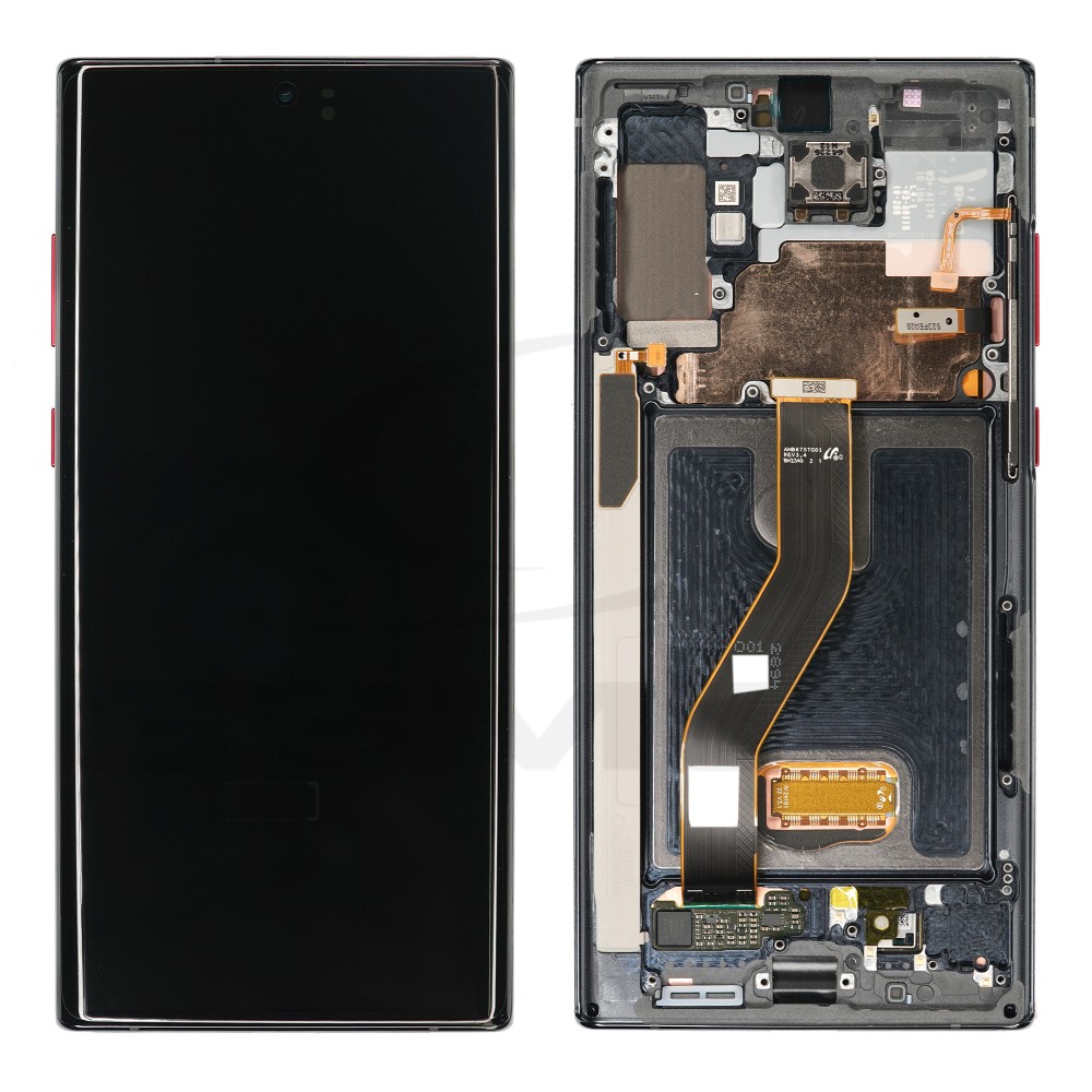 WYŚWIETLACZ LCD DO SAMSUNG N975 GALAXY NOTE 10 PLUS CZARNY/CZERWONY STAR WARS Z RAMKĄ GH82-21620A GH82-21621A ORYGINAŁ SERVICE PACK