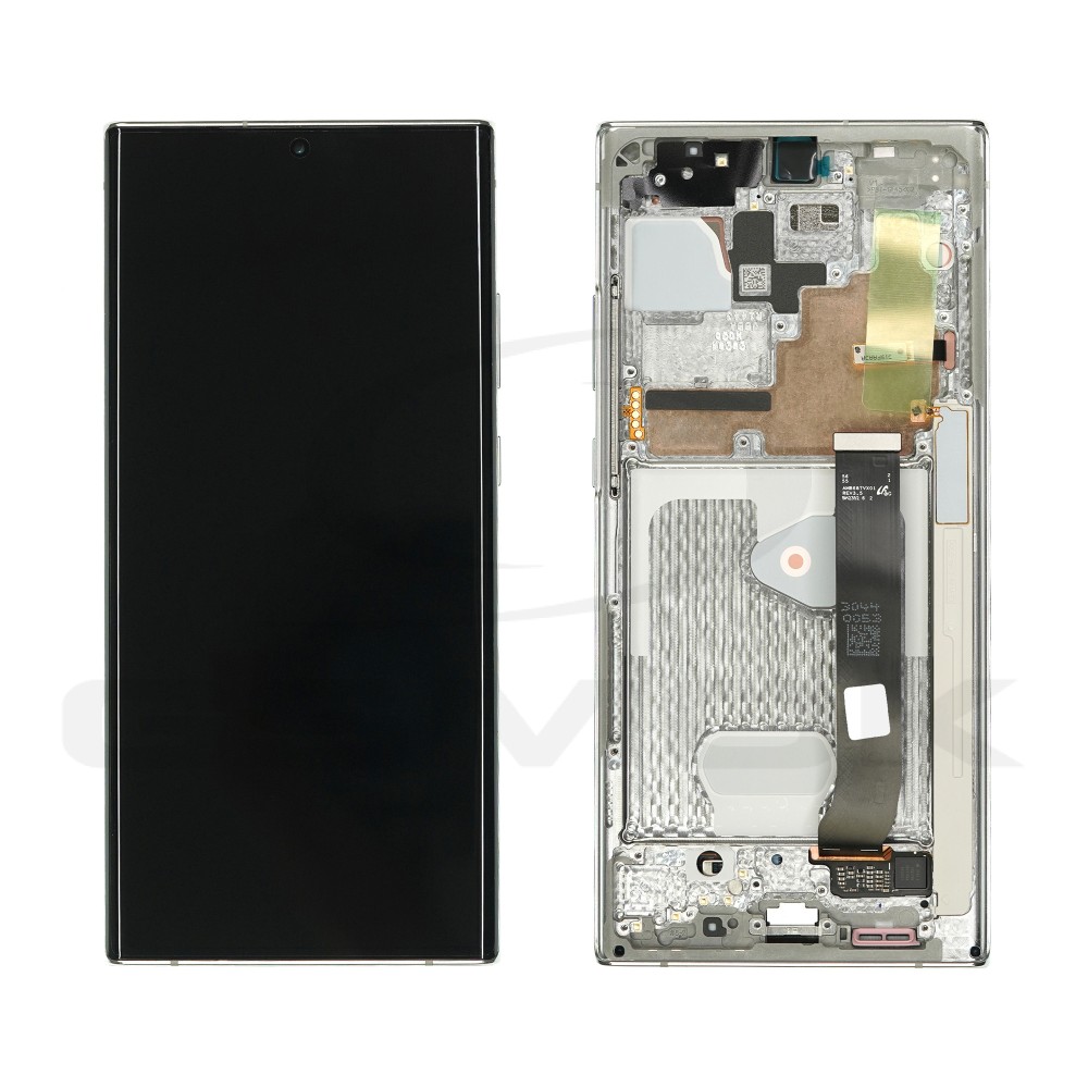 WYŚWIETLACZ LCD DO SAMSUNG N985 N986 GALAXY NOTE 20 ULTRA 5G BIAŁY Z RAMKĄ BEZ KAMERY GH82-31453C GH82-31454C GH82-31459C GH82-31460C GH82-31461C GH82-31458C GH82-31457C ORYGINAŁ SERVICE PACK