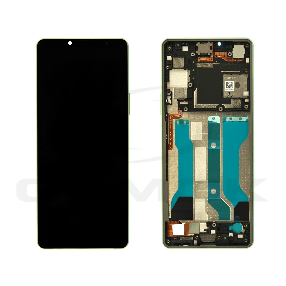 WYŚWIETLACZ LCD DO SONY XPERIA 10 V ZIELONY Z RAMKĄ A5061093A ORYGINAŁ SERVICE PACK