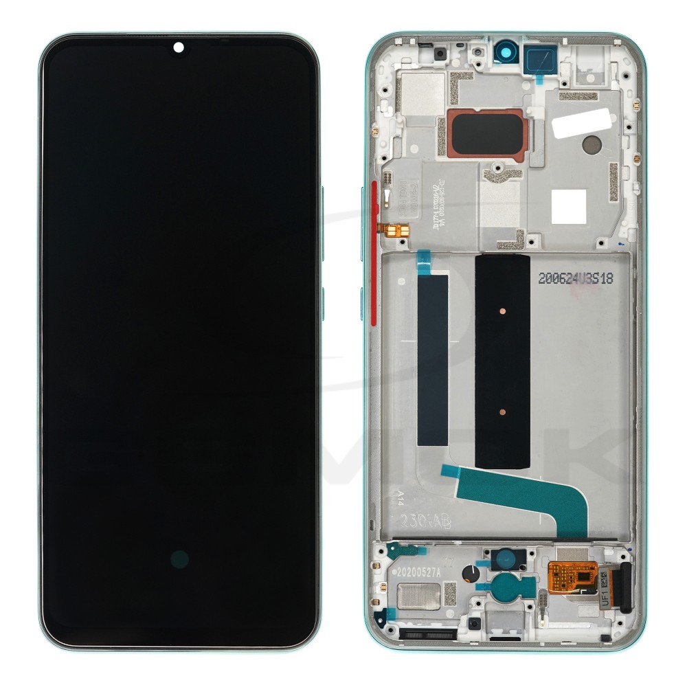 WYŚWIETLACZ LCD DO XIAOMI MI 10 LITE 5G Z RAMKĄ ZIELONY 5600090J9A00 ORYGINAŁ SERVICE PACK