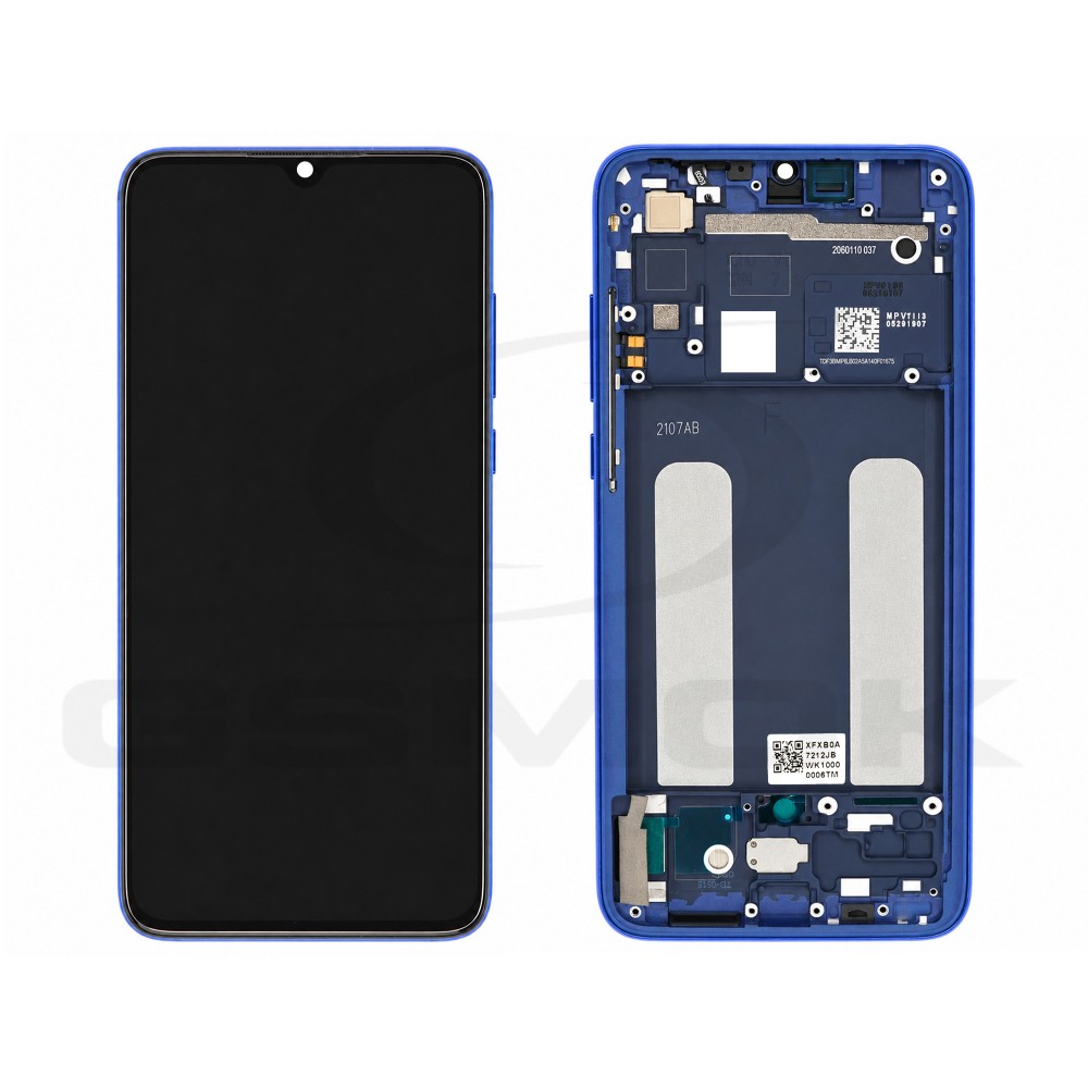 WYŚWIETLACZ LCD DO XIAOMI MI 9 LITE Z RAMKĄ NIEBIESKI 561010033033 5600040F3B00 ORYGINAŁ SERVICE PACK